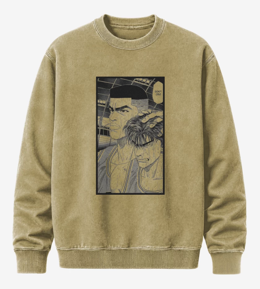Poleron Polo Acid Wash Beige de No llores