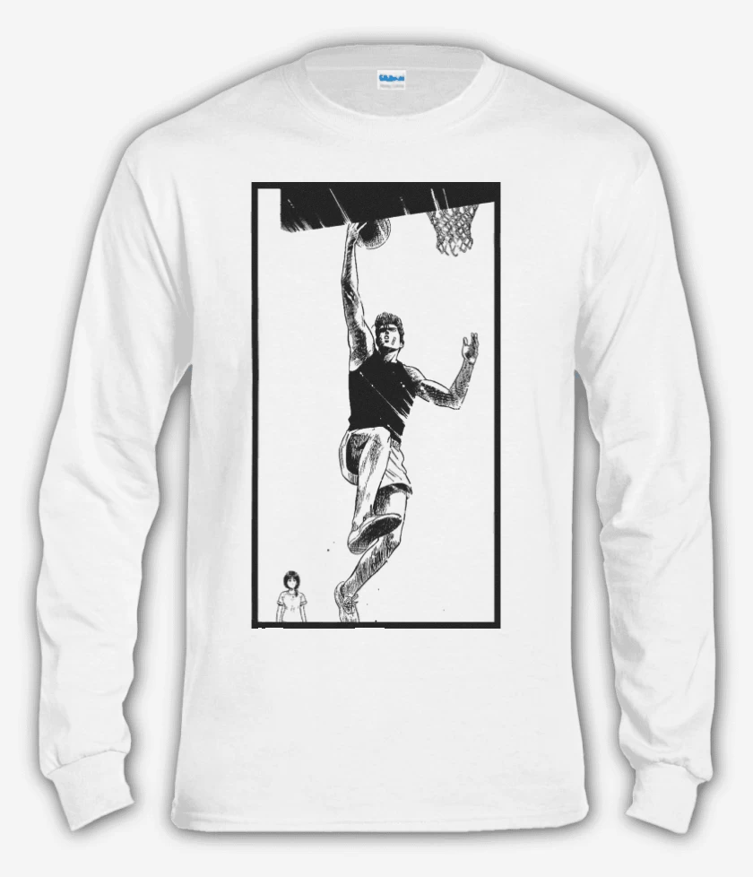 Polera manga larga Blanco de Slam Dunk
