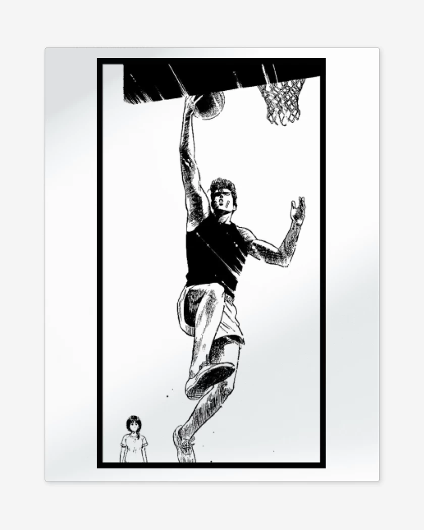 Print metalico Blanco de Slam Dunk