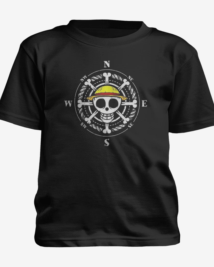 Polera de niño Negro de One piece 2
