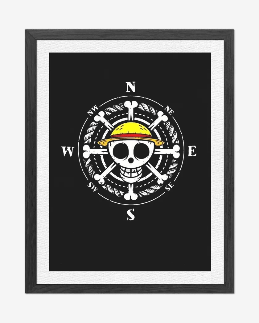 Cuadro decorativo Negro de One piece 2