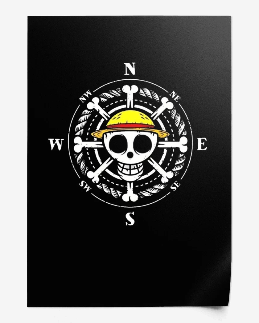 Print Negro de One piece 2