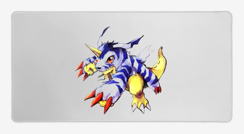 Mouse pad Gamer Blanco de Gabumon 3