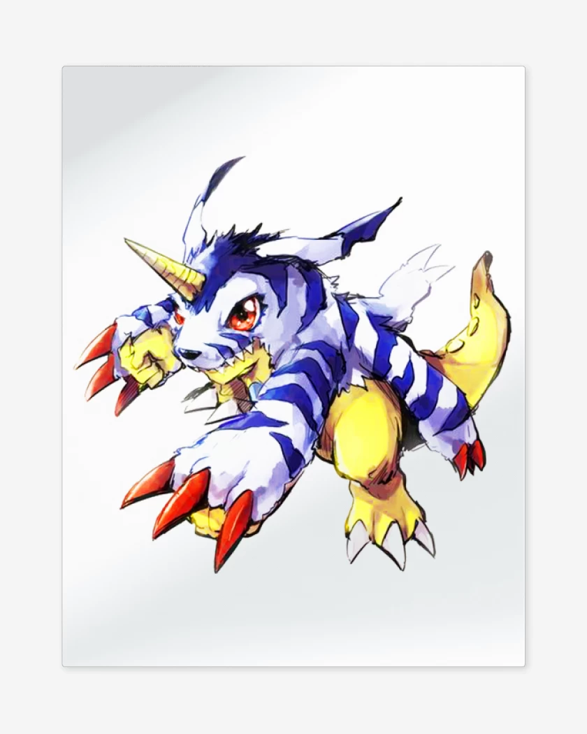 Print metalico Gabumon 3