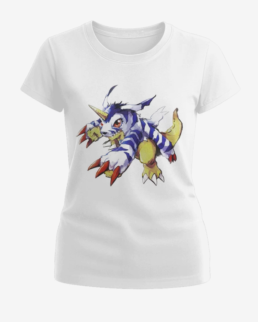 Polera de Mujer Blanco de Gabumon 3