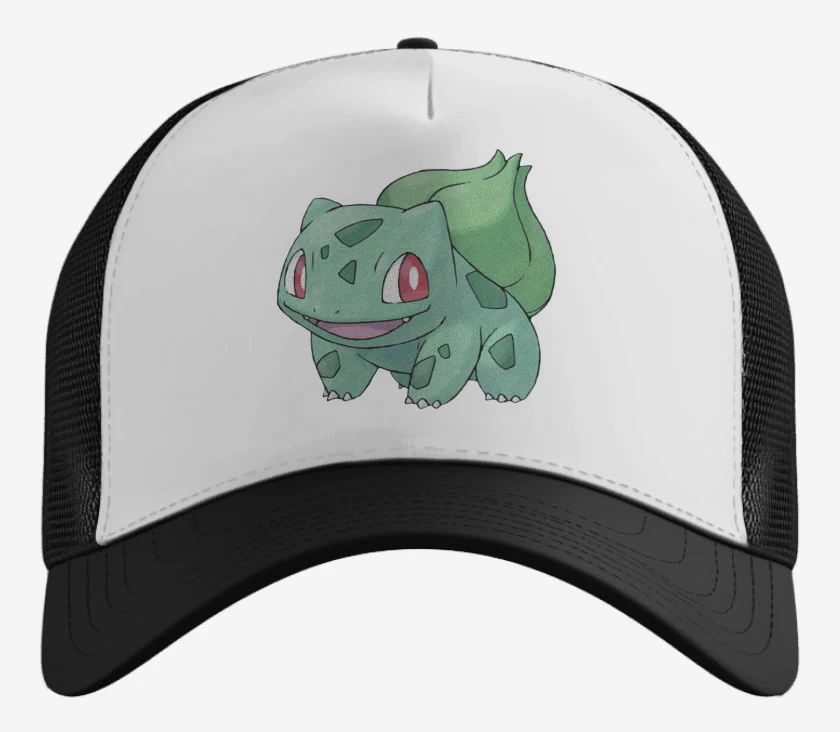 Gorro Blanco de Bulbasaur