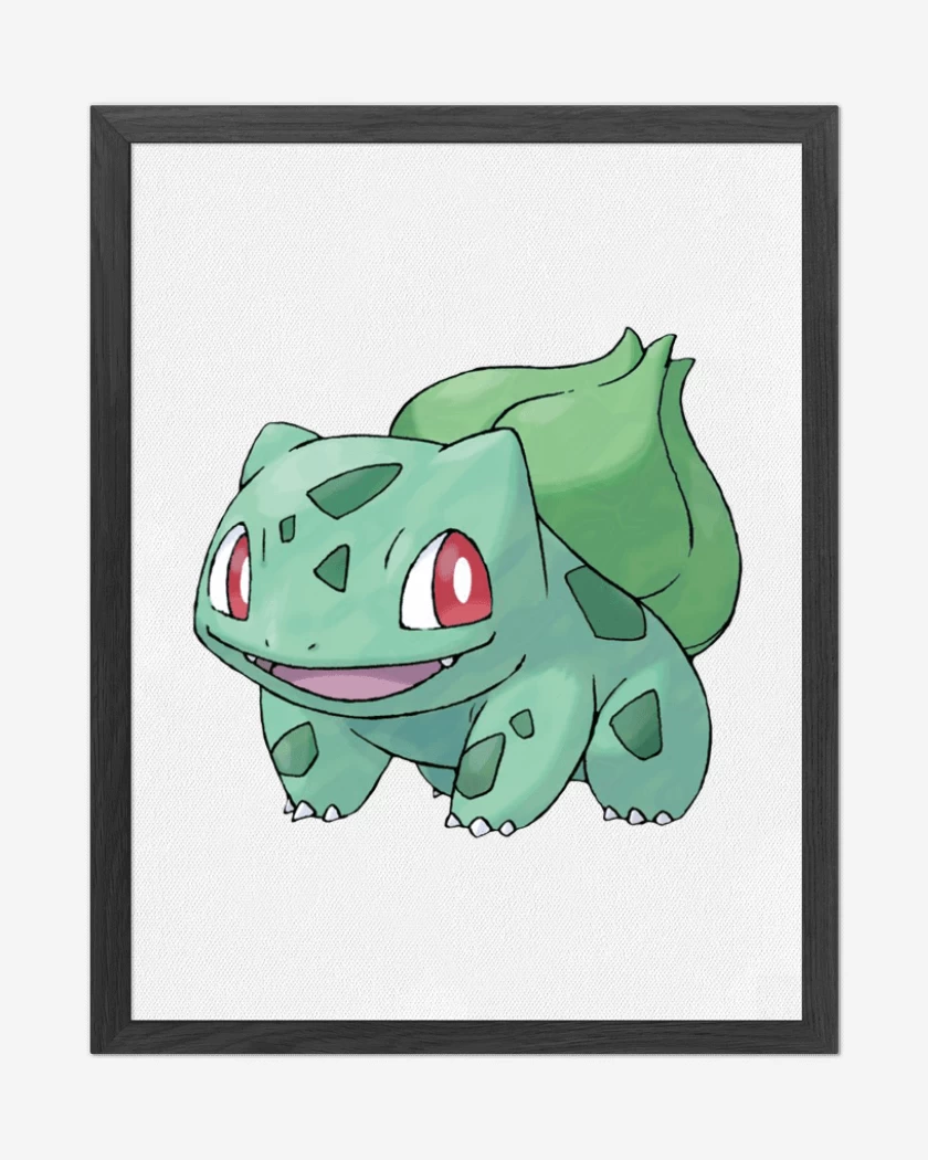 Cuadro decorativo Blanco de Bulbasaur