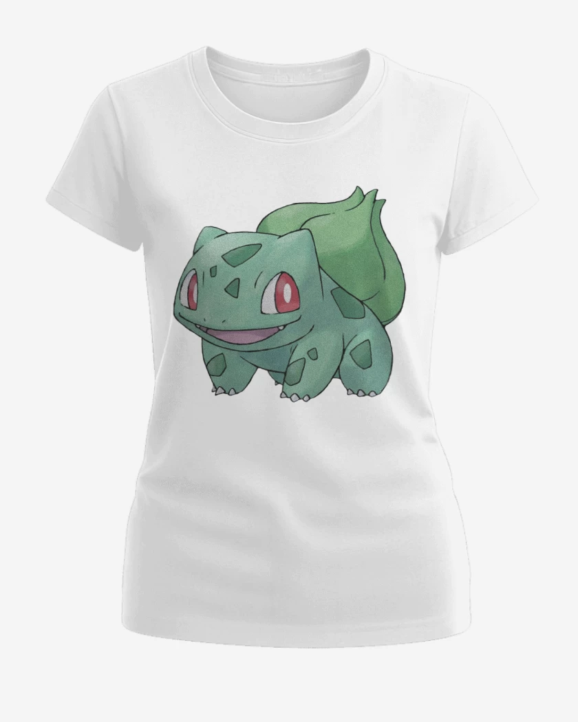 Polera de Mujer Blanco de Bulbasaur