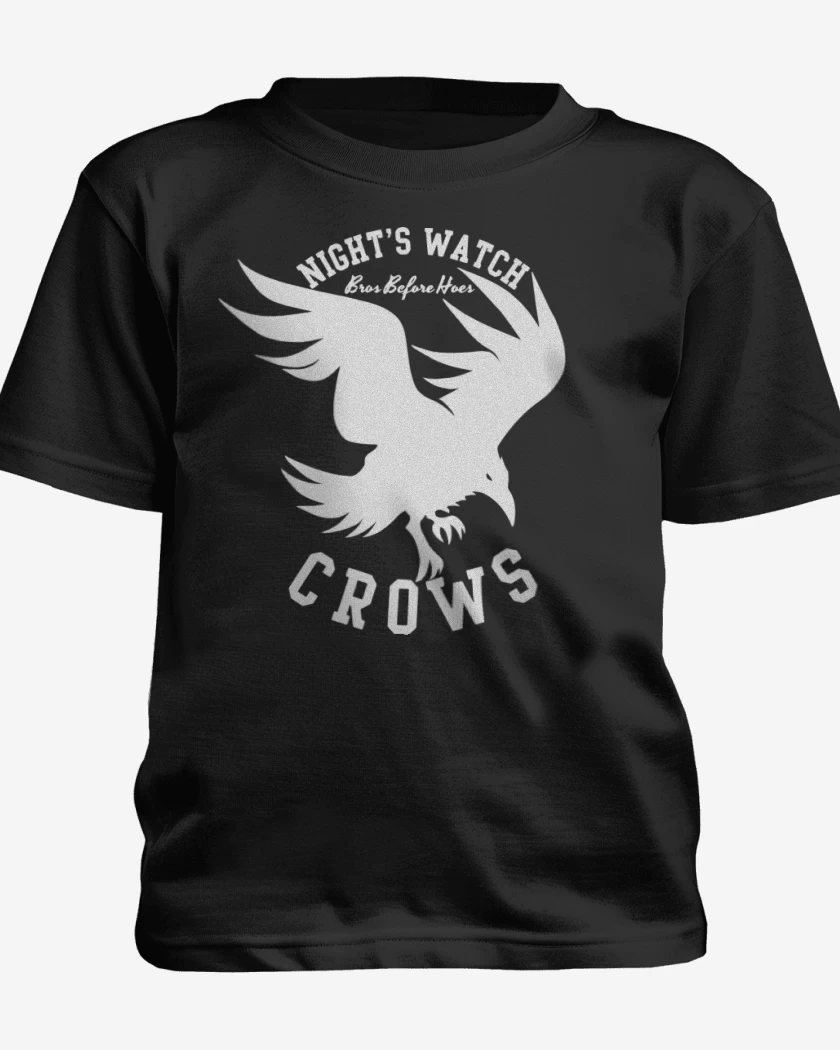 Polera de niño Negro de Nights watch Crows