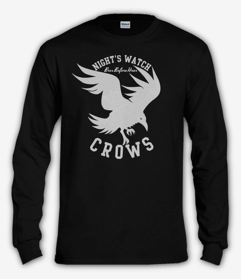 Polera manga larga Nights watch Crows