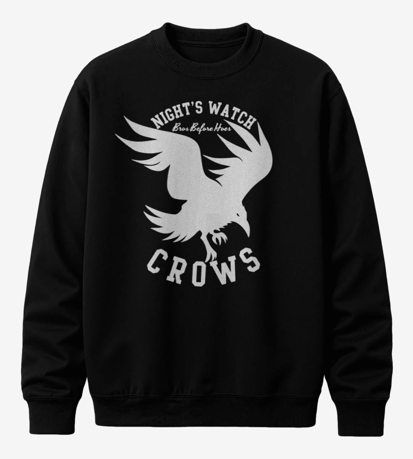 Poleron polo Negro de Nights watch Crows
