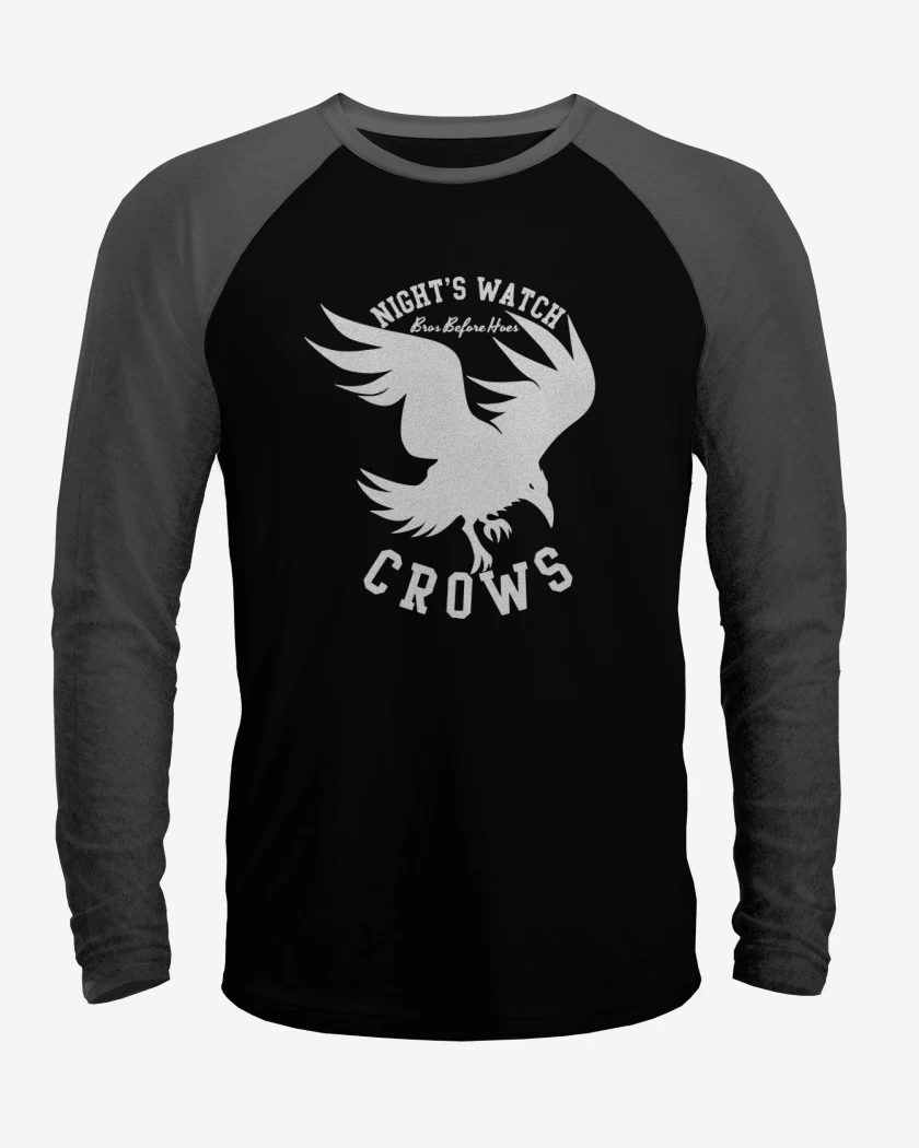 Polera Raglan Nights watch Crows