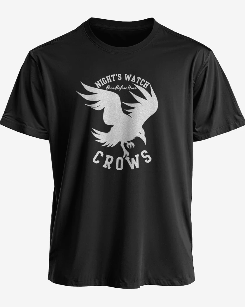 Polera premium Negro de Nights watch Crows