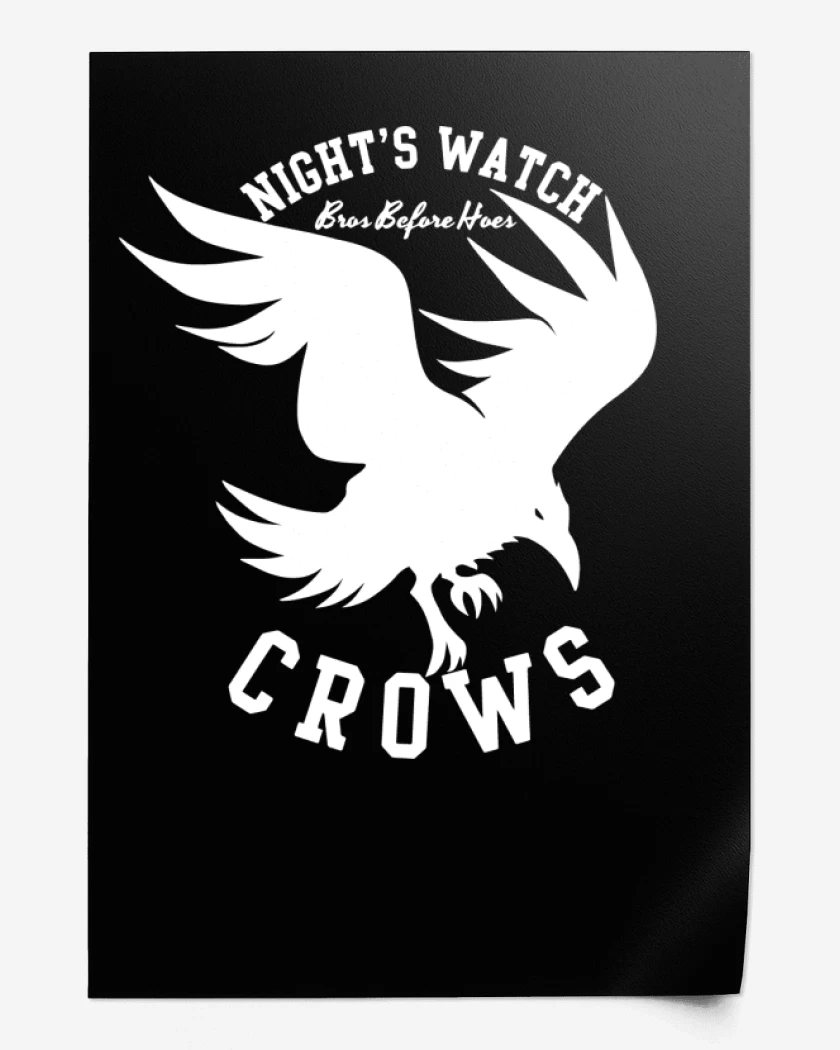 Print Nights watch Crows