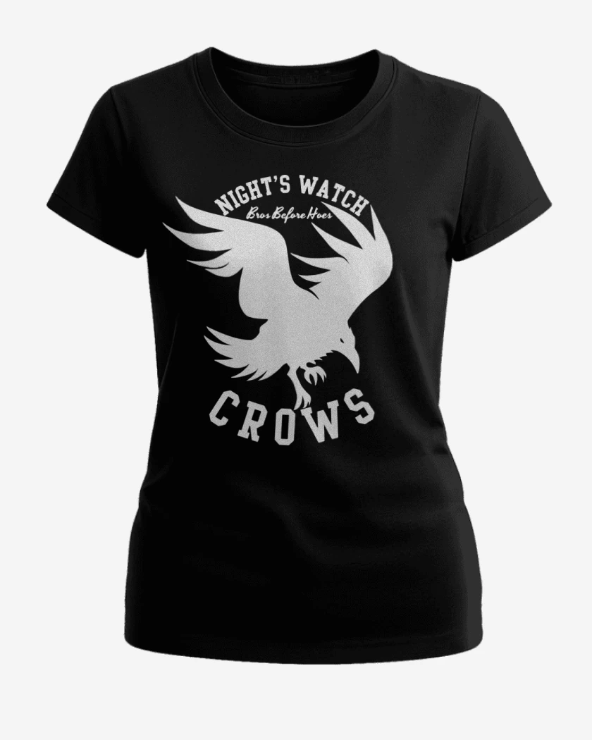 Polera de Mujer Negro de Nights watch Crows