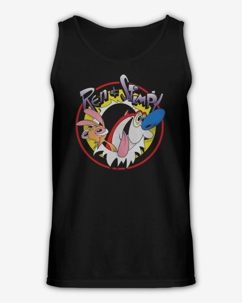 Sudadera Negro de ren y stimpy