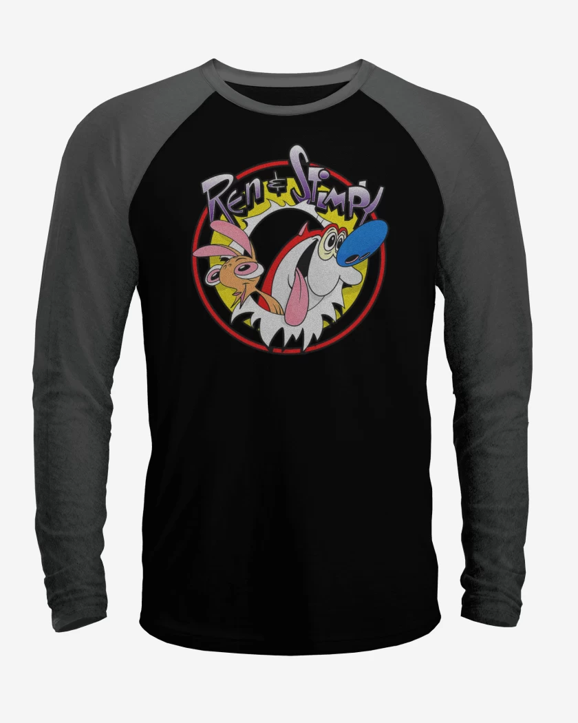 Polera Raglan ren y stimpy