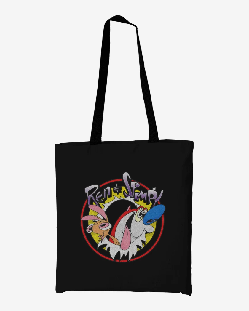 Totebag ren y stimpy