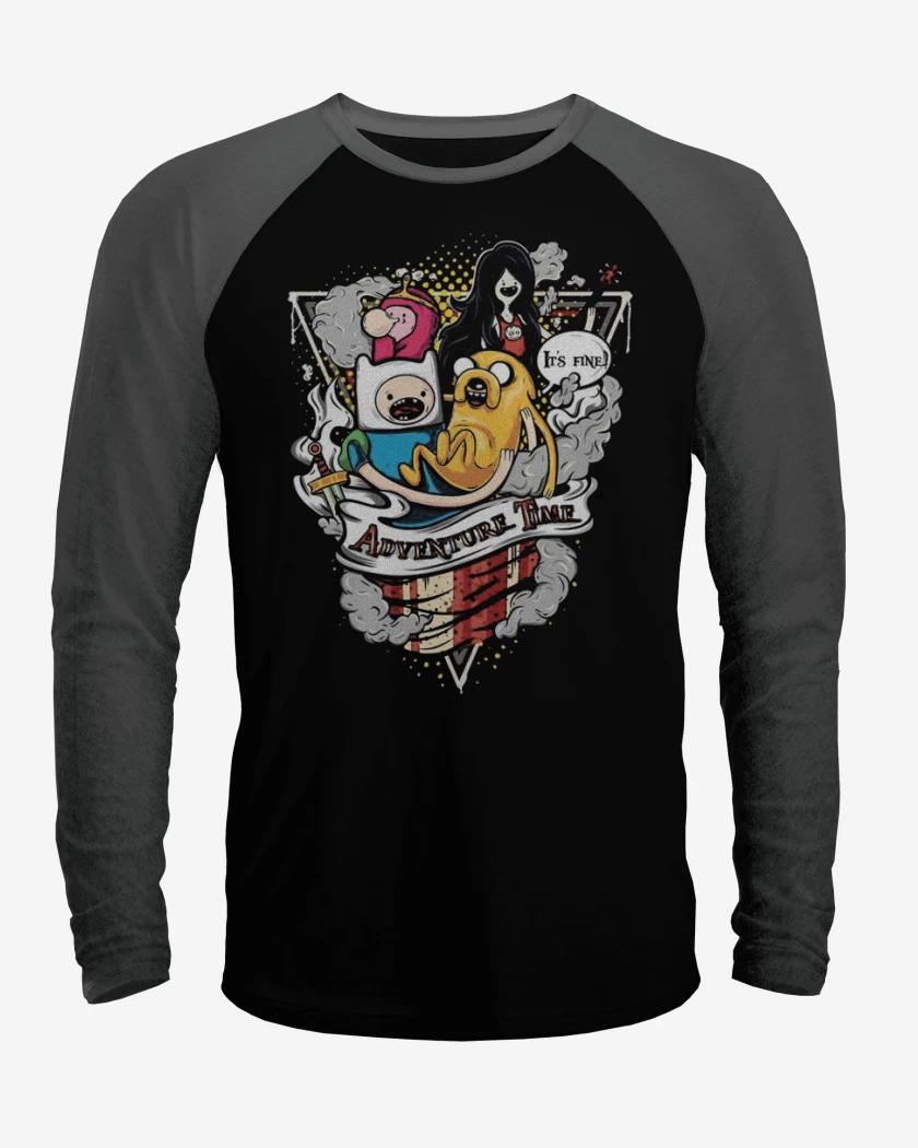 Polera Raglan Adventure time