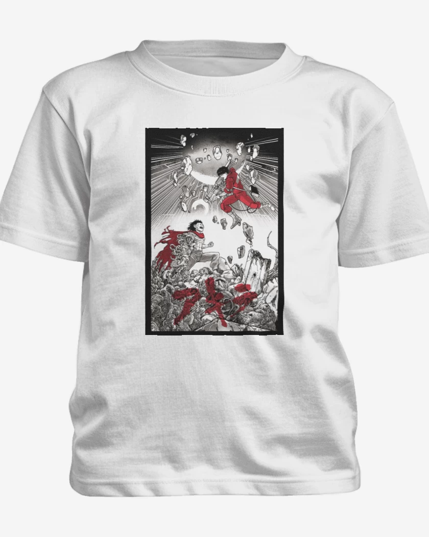 Polera de niño Blanco de Akira Final