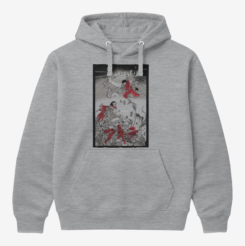 Polerón Canguro Gris Melange de Akira Final