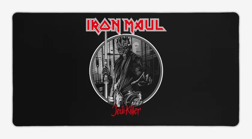 Mouse pad Gamer Negro de Jedi killer