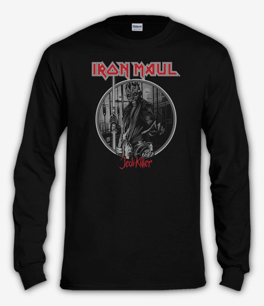 Polera manga larga Negro de Jedi killer
