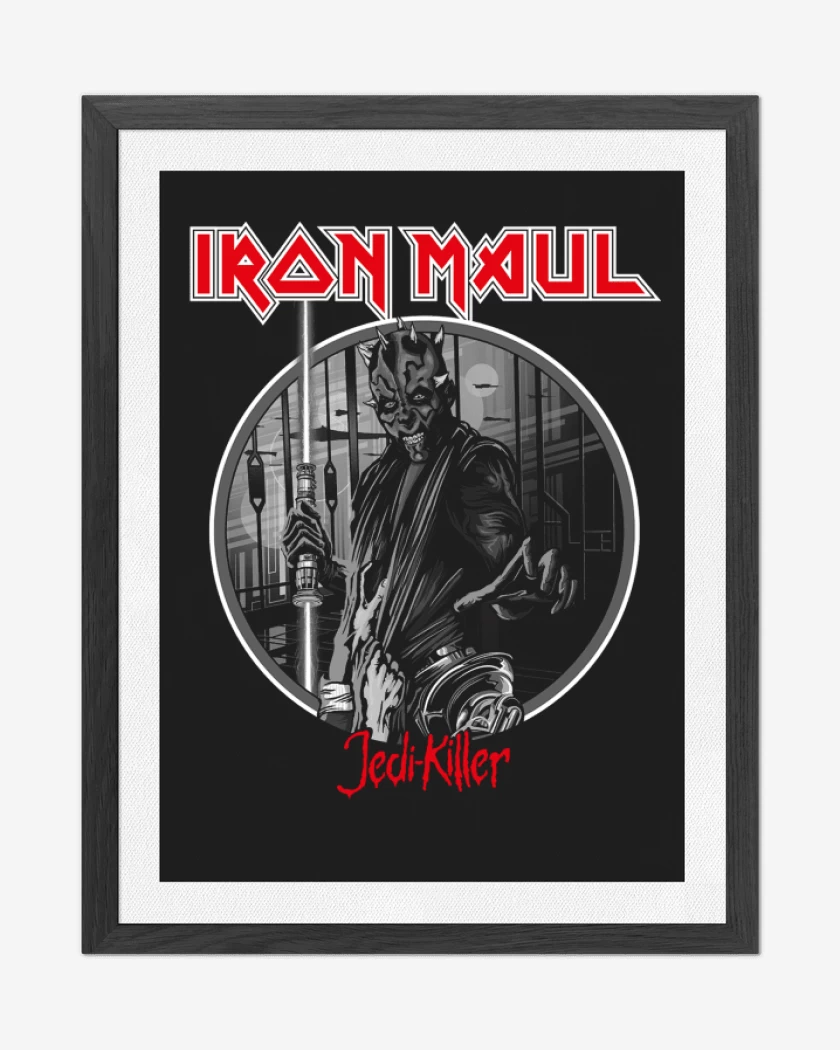 Cuadro decorativo Negro de Jedi killer