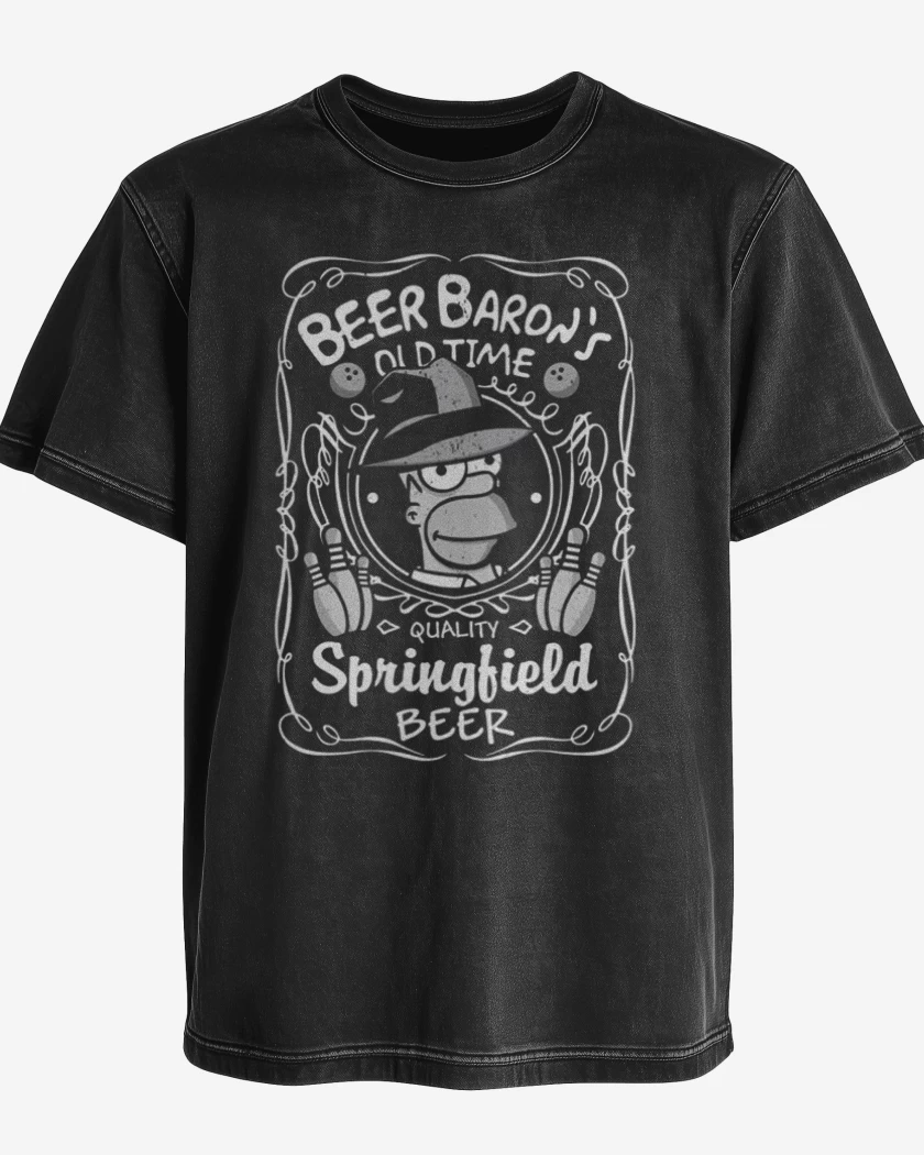 Polera desgastada Baron de la pilsen