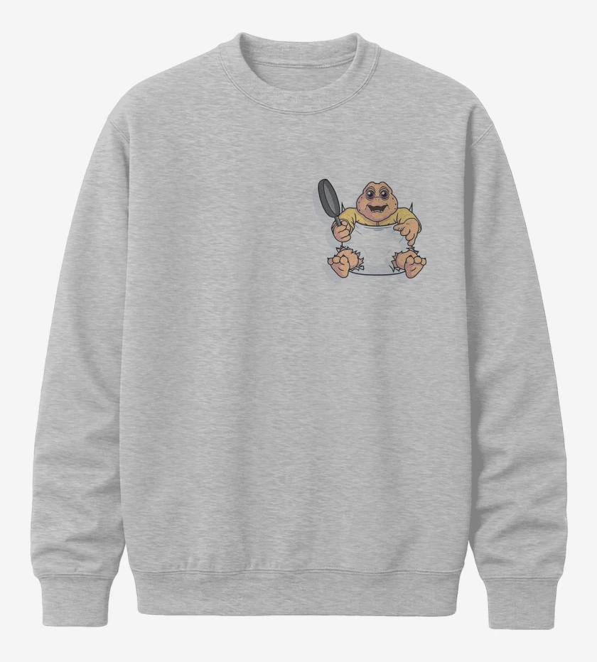 Poleron polo Gris Melange de Bebé Sinclair bolsillo