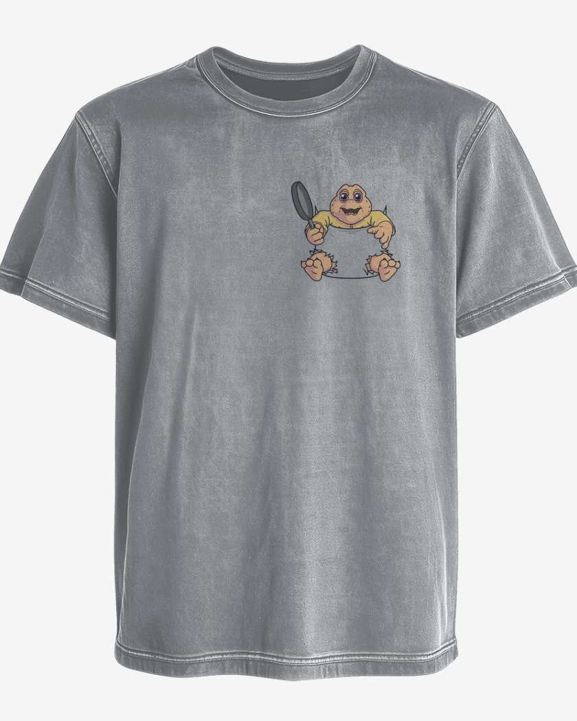 Polera desgastada Gris Melange de Bebé Sinclair bolsillo