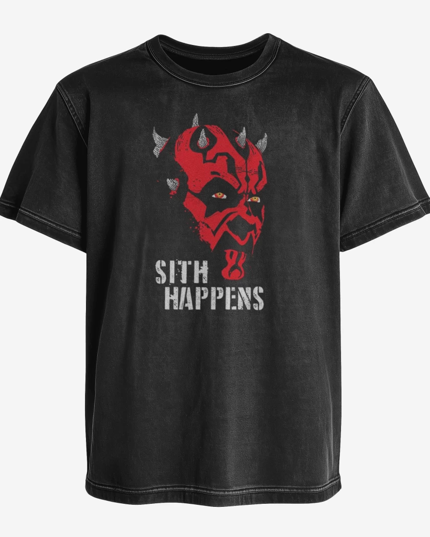 Polera desgastada Sith happens