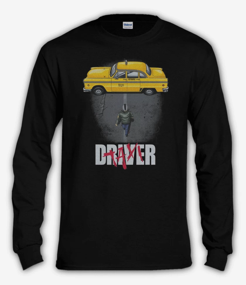 Polera manga larga Negro de Taxi driver 3