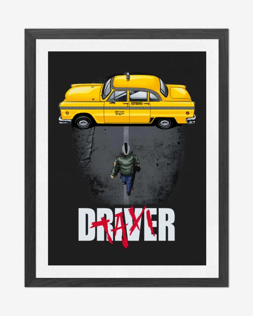 Cuadro decorativo Negro de Taxi driver 3
