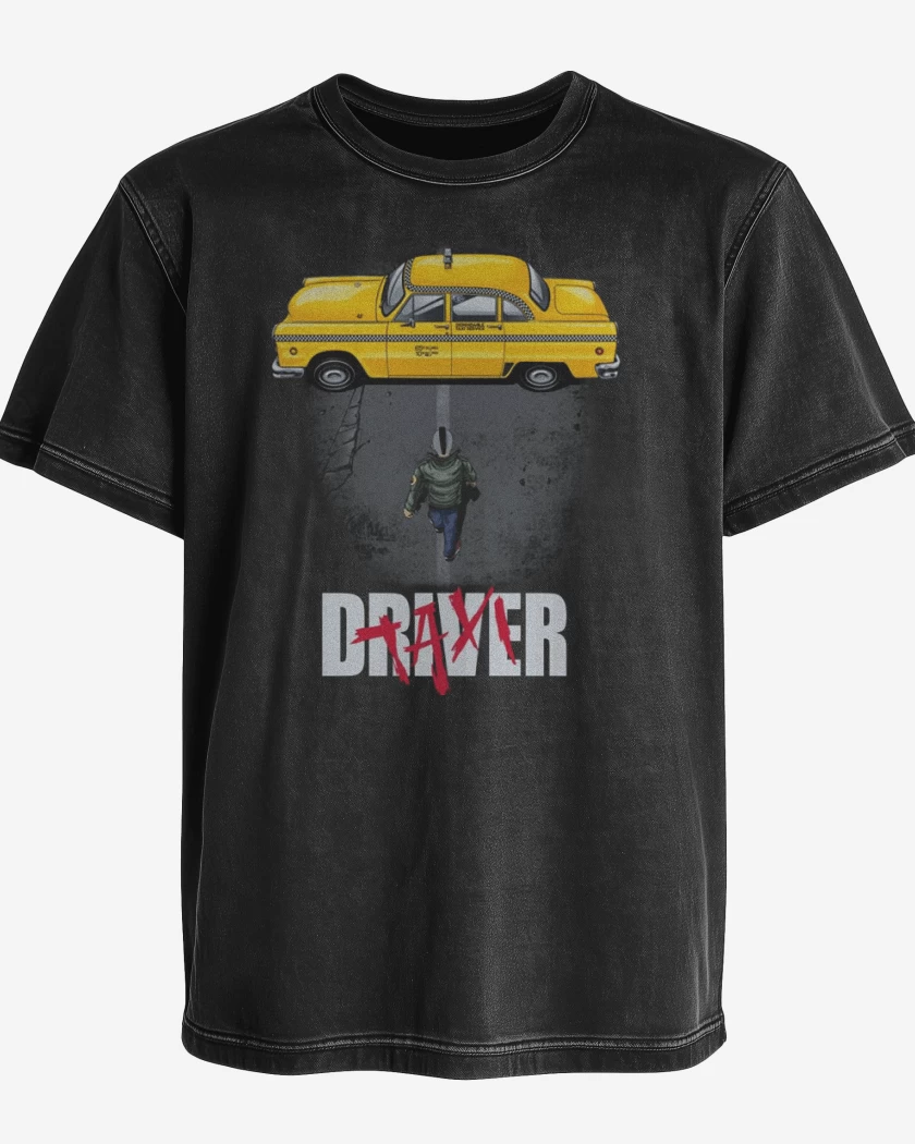 Polera desgastada Taxi driver 3
