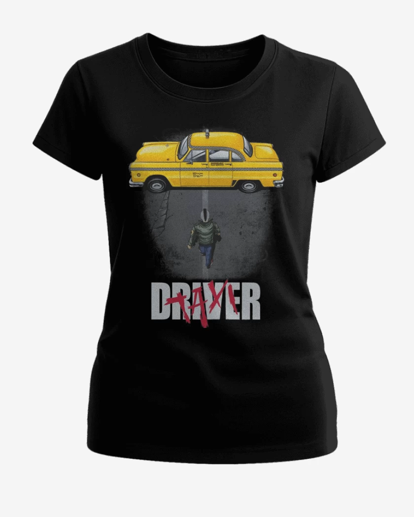 Polera de Mujer Negro de Taxi driver 3