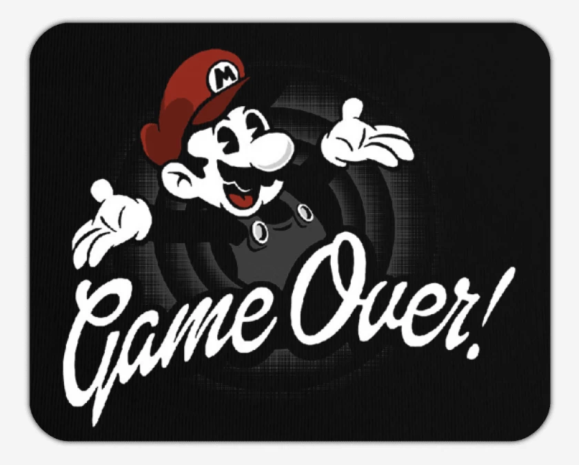 Mousepad Super bigote over