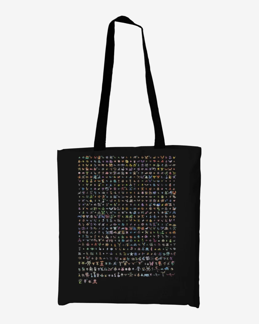 Totebag Pokemones 8 bits full