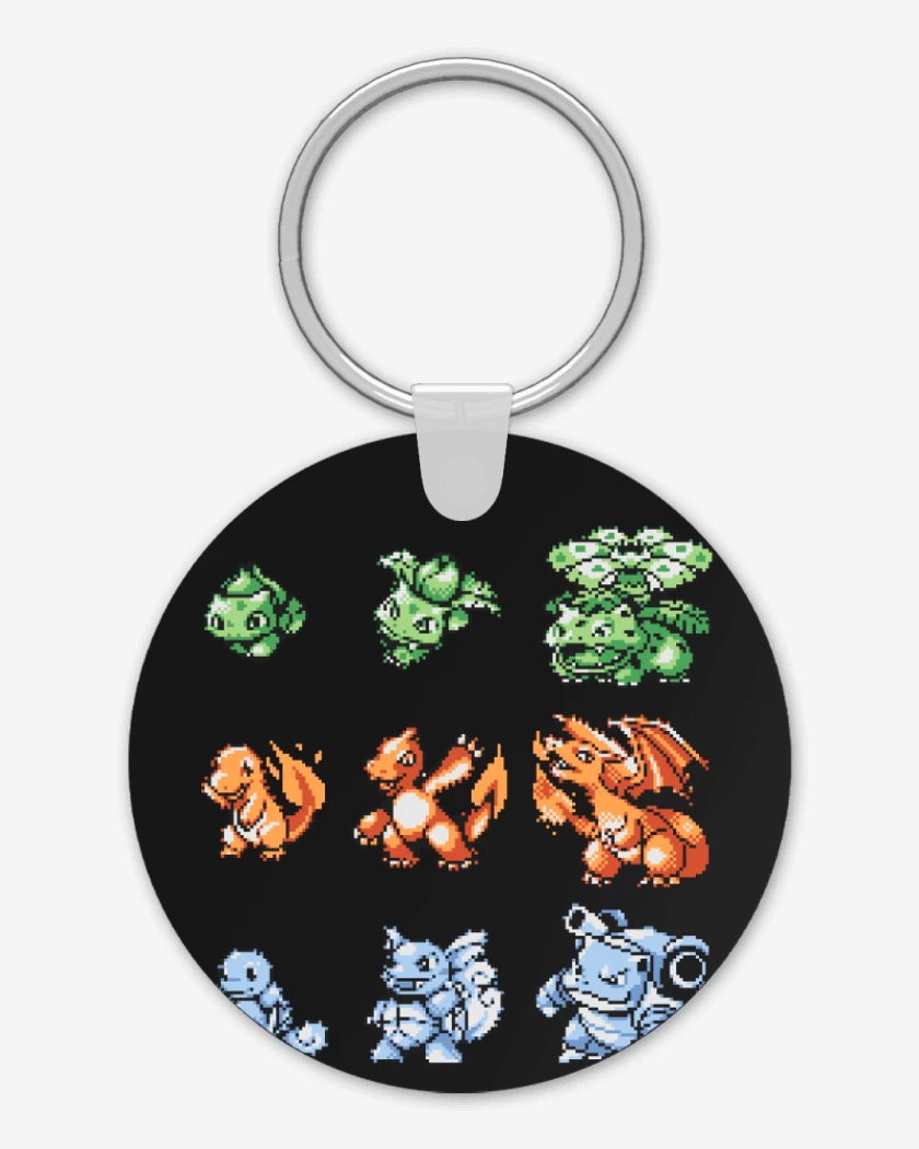 Llavero Pokemones 8 bits