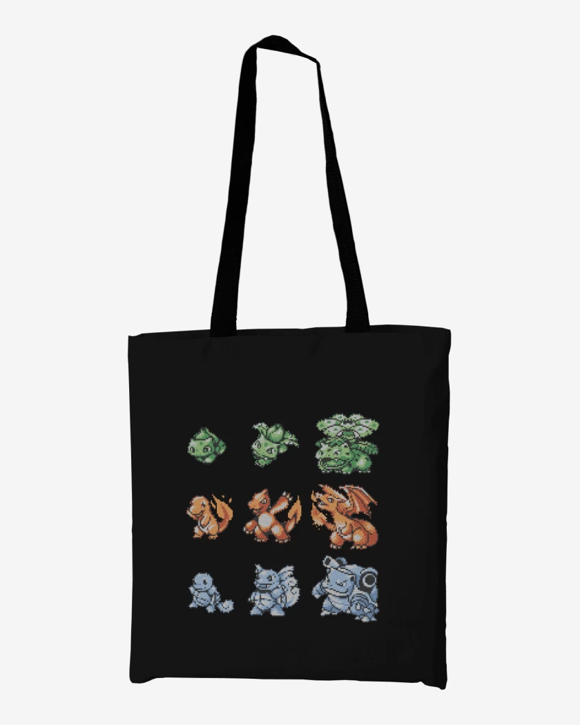 Totebag Pokemones 8 bits