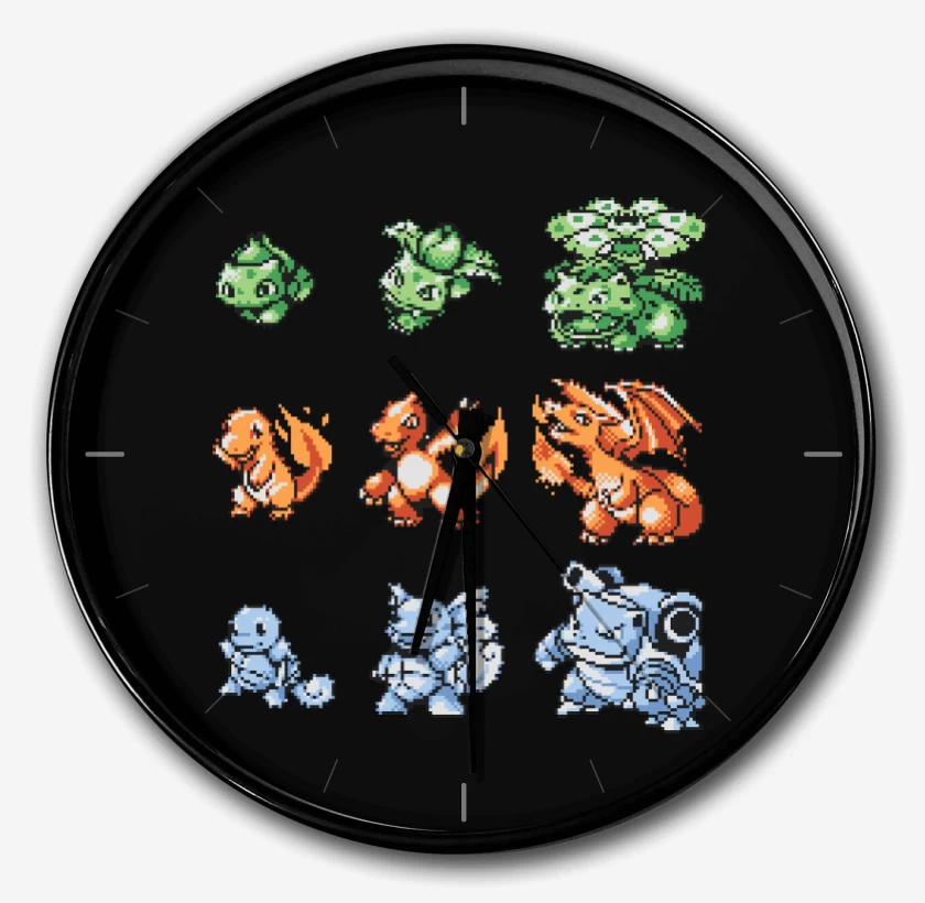 Reloj Pokemones 8 bits