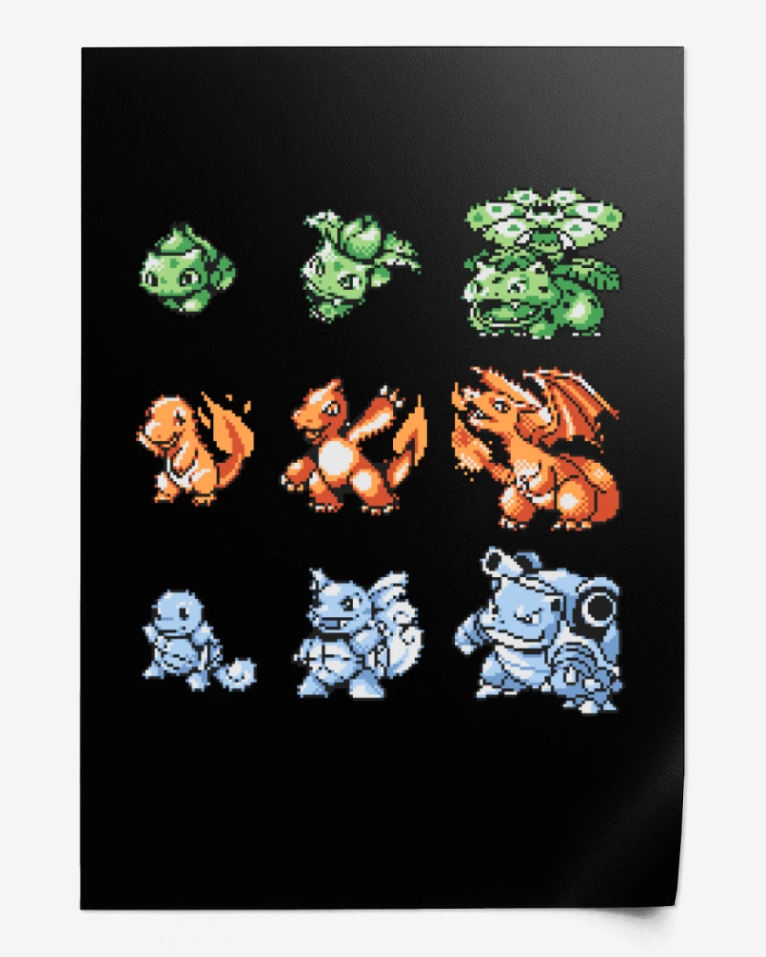 Print Pokemones 8 bits