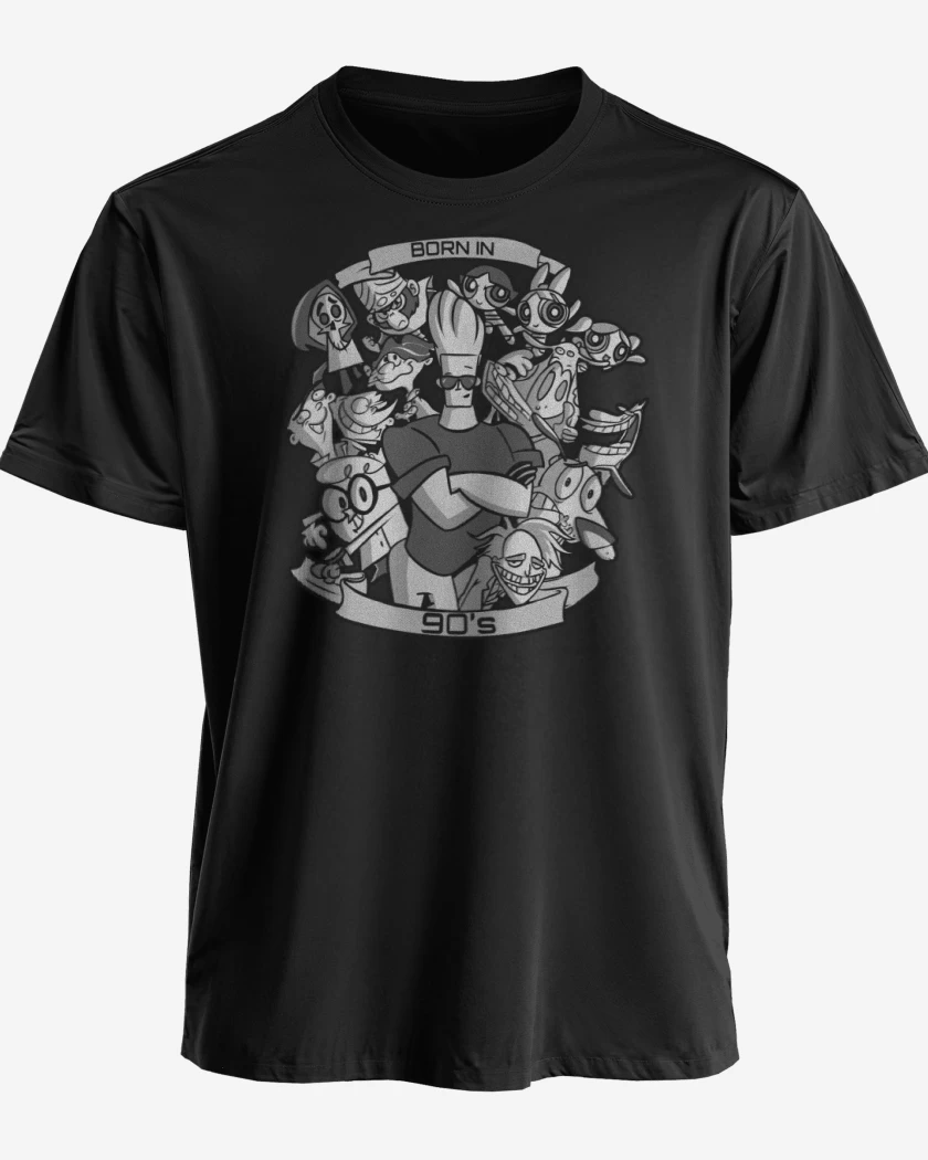 Polera premium Negro de Born in the 90