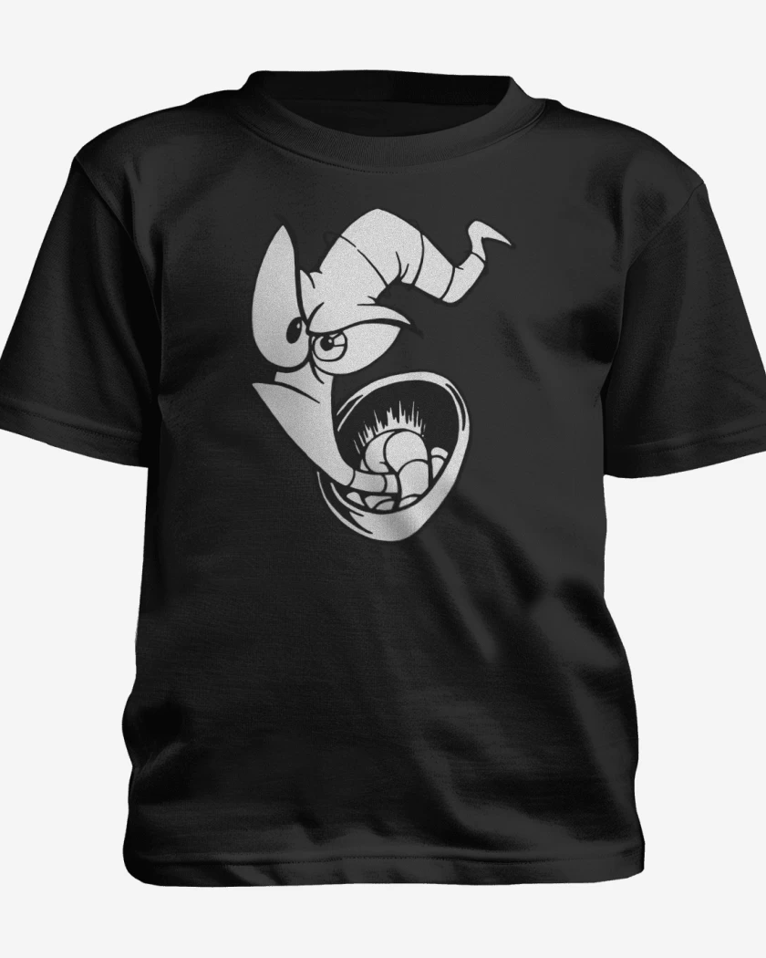 Polera de niño Negro de earthworm jim
