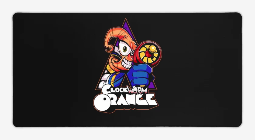 Mouse pad Gamer Negro de Clockworm