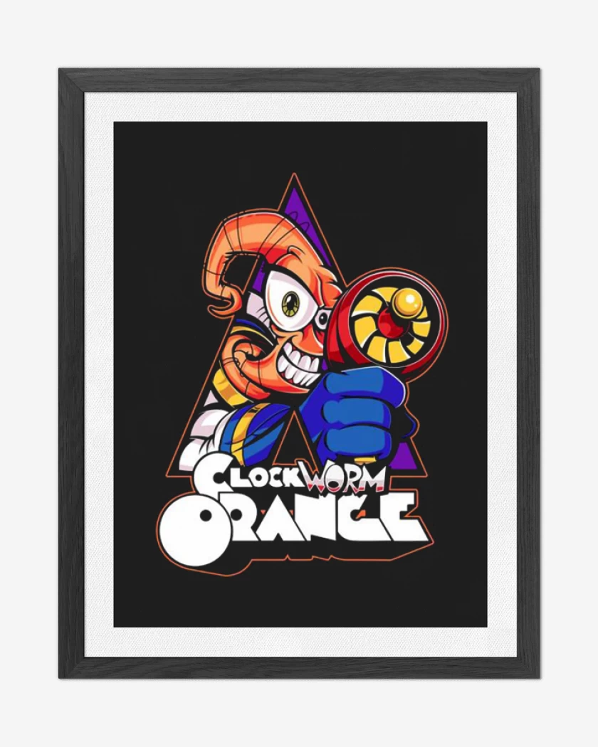 Cuadro decorativo Negro de Clockworm