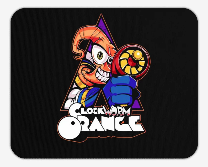 Mousepad Negro de Clockworm