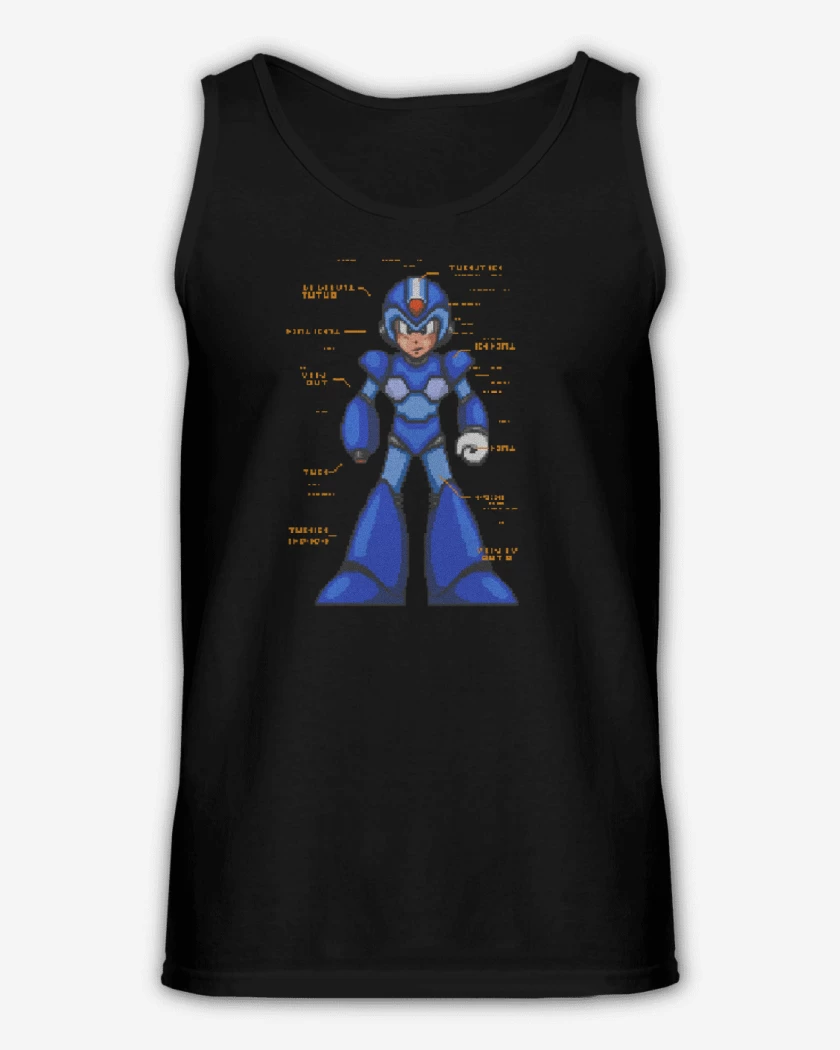 Sudadera Negro de Megaman x intro