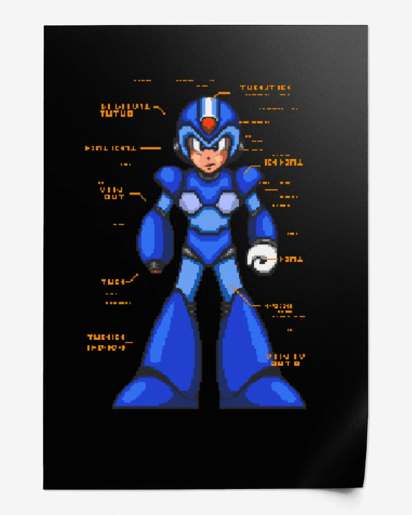 Print Megaman x intro