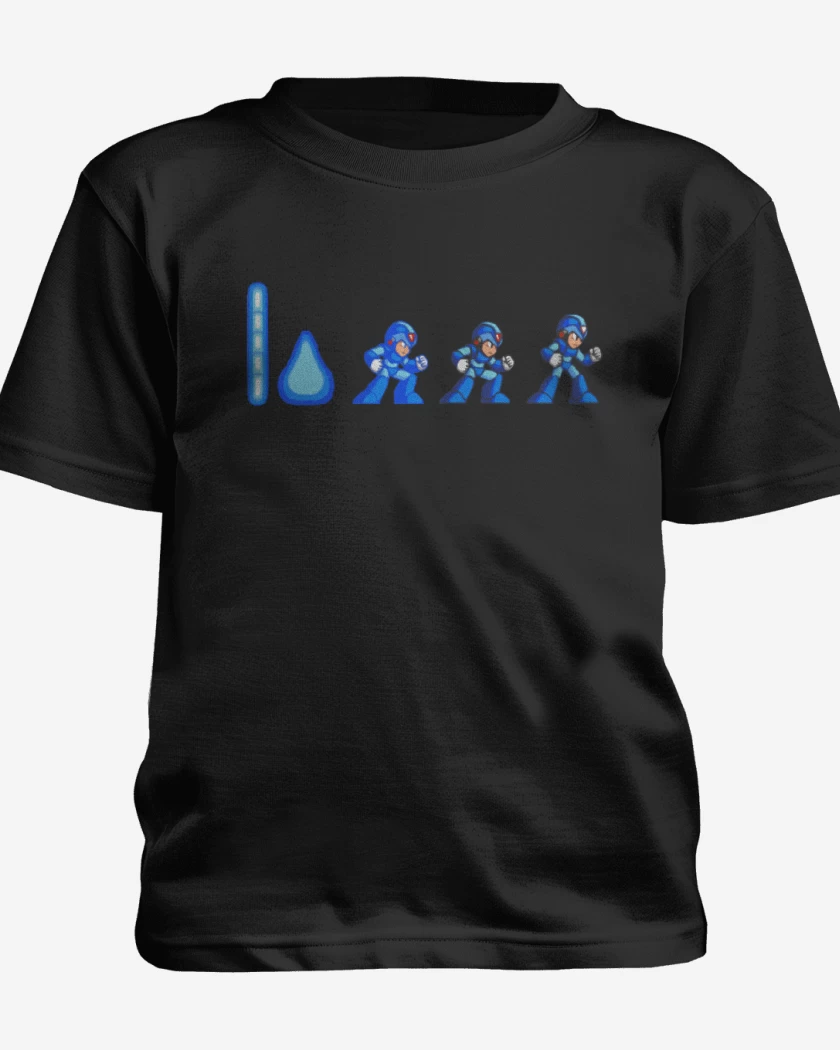 Polera de niño Negro de Megaman x inicio